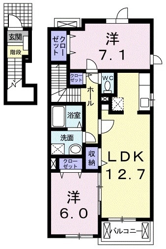 イースト ファームの間取り