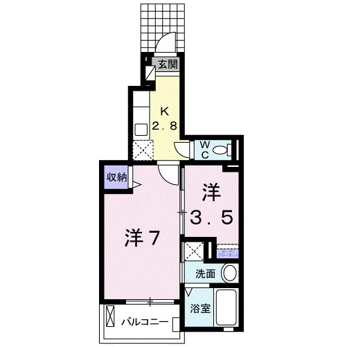 A・Wアヴェニューの間取り