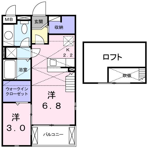 ピープルコート3号館の間取り