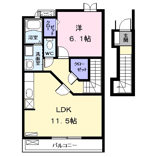 グリシナの間取り