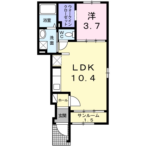 シプリエールJの間取り