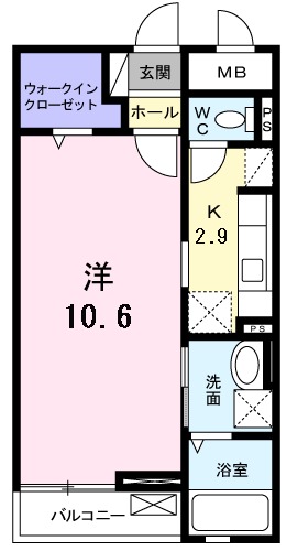 レジデンス若葉Ⅰの間取り