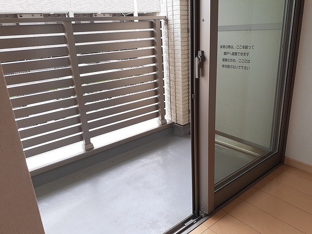 12/22 バルコニー