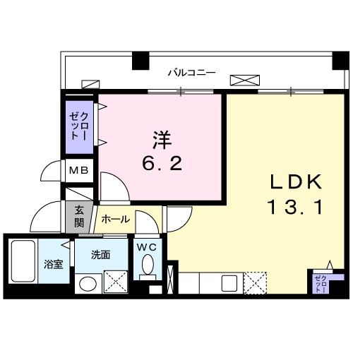 アネックス久我の杜 五番館の間取り