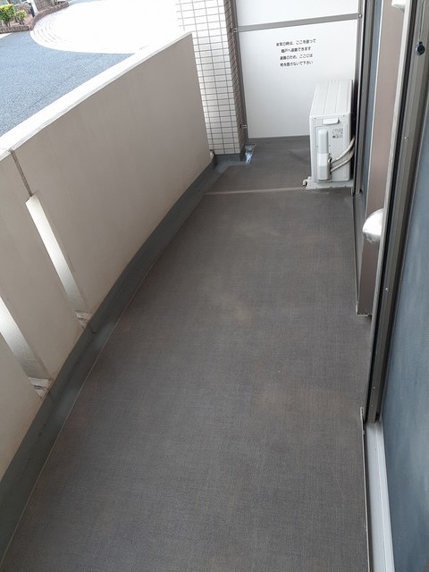 12/24 バルコニー