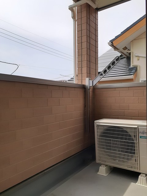 12/24 バルコニー