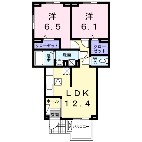 Yシャトレーヌの間取り