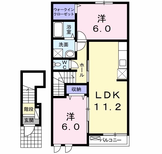 ジュネス ド アイサの間取り