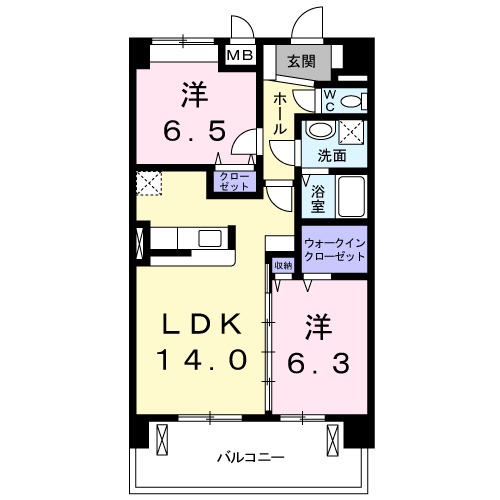 プラジュ千種の間取り