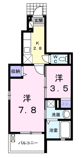 ローズデールの間取り