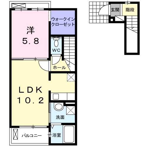 エスポワール柴崎台の間取り