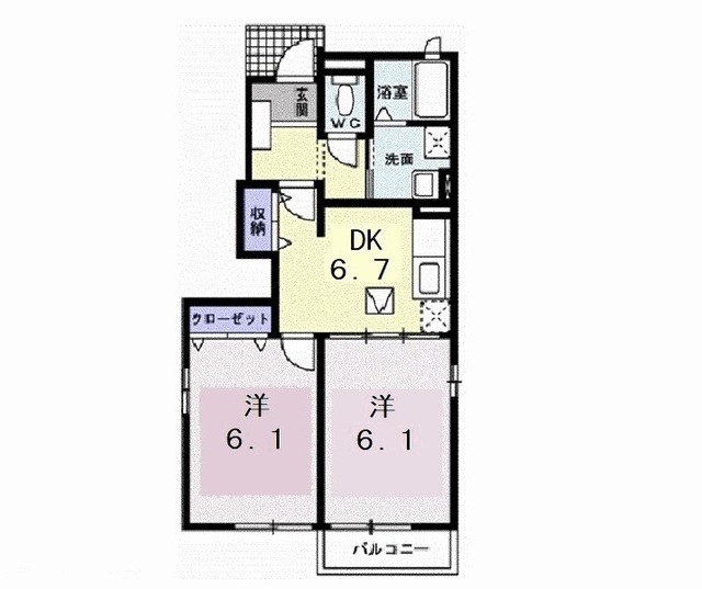 シエラ ヴィラの間取り