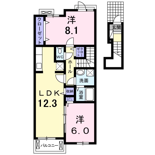 クリスタル グランツの間取り
