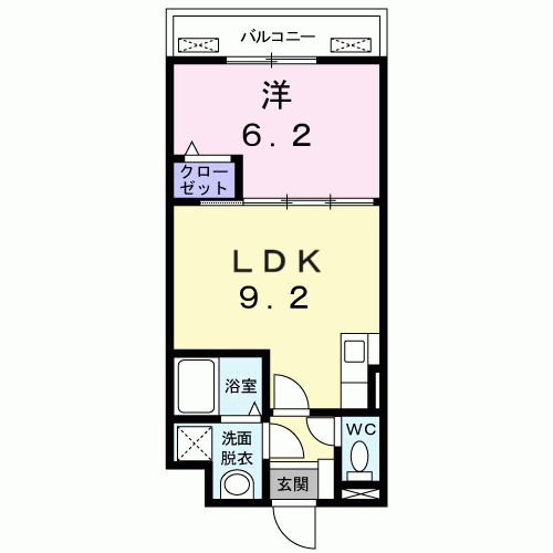 セレッソ 和 Ⅱの間取り
