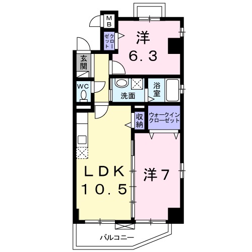 フール プロスペレの間取り