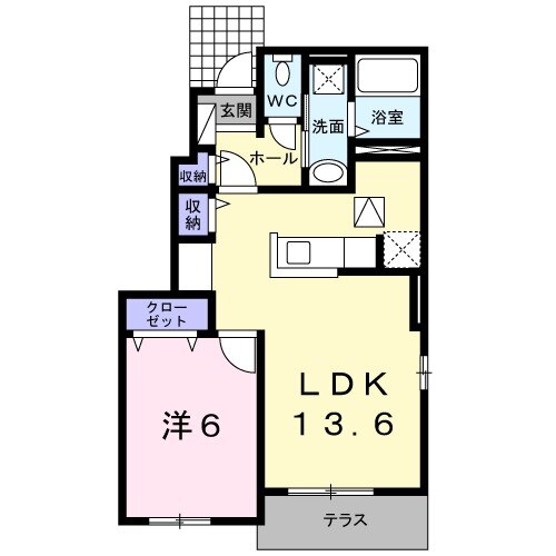 コリーナ・01010号室の間取り