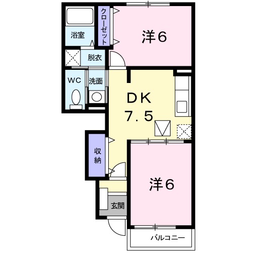 サニーレジデンスTの間取り