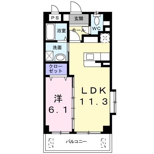 エムズガーデン Ⅱの間取り