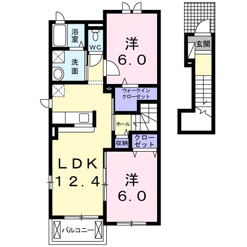 Maison あやたかの間取り