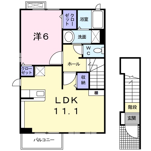 メゾン MORIKOの間取り