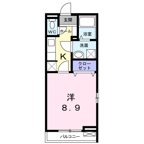 ソレイユ 長洲の間取り