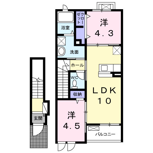 サンシャイン パレスの間取り