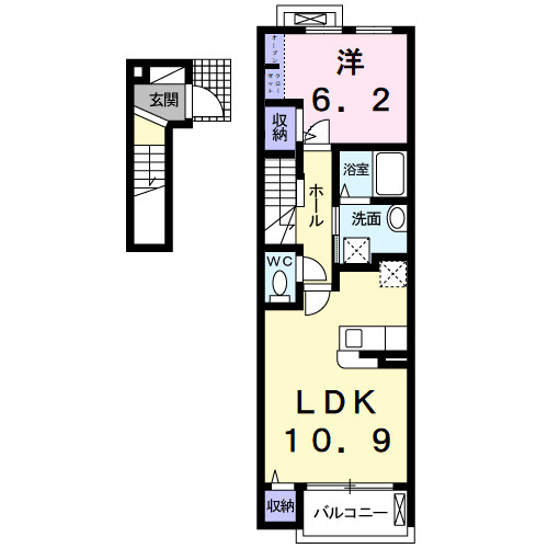 アンシャンテ伊丹の間取り