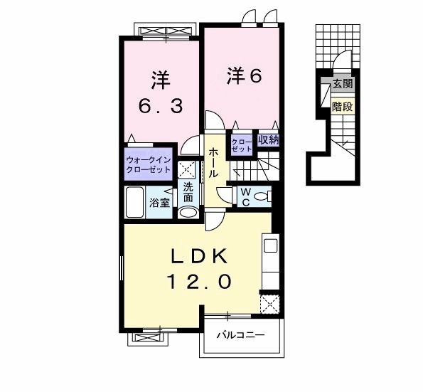 ヴァイオレット ハーモニーの間取り