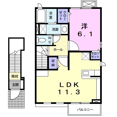 アルクレールの間取り
