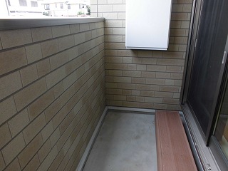 12/24 バルコニー