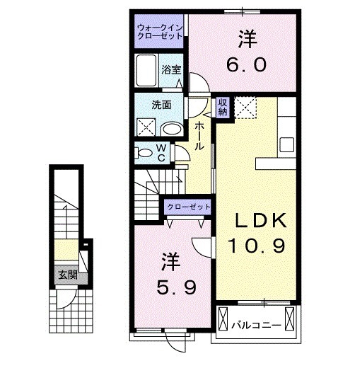 East Vegaの間取り