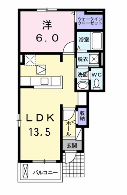 コンフォート　ショコラの間取り