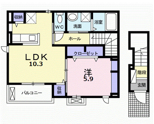 シャンテの間取り