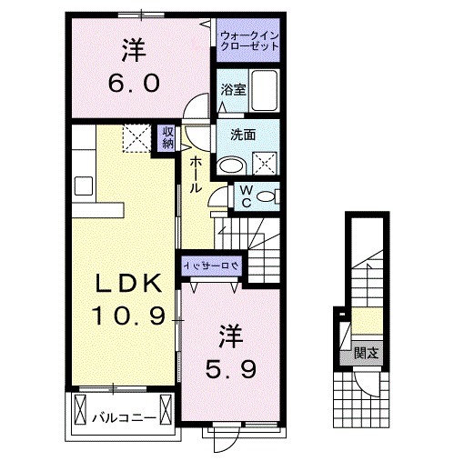サンシャイン スリーの間取り