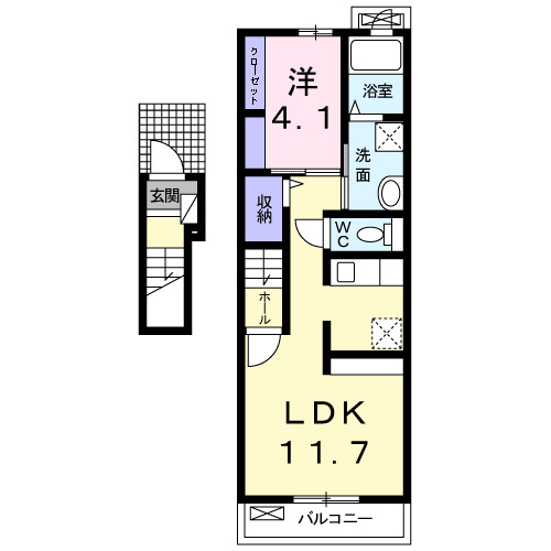ロベリアの間取り