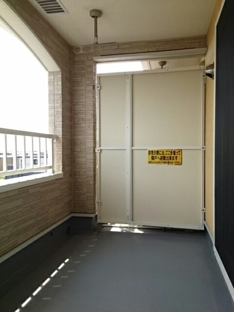 12/24 バルコニー