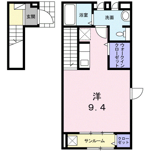 シャロー フィールドⅢの間取り