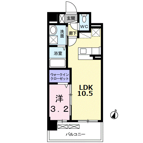 カトレアⅡの間取り