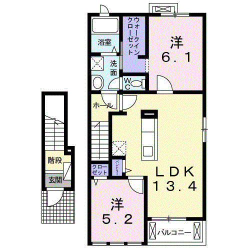 HJ レジデンスⅠの間取り