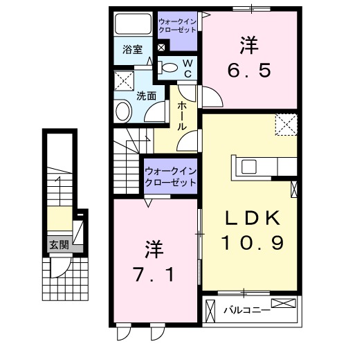 イースト・ウィステリアの間取り