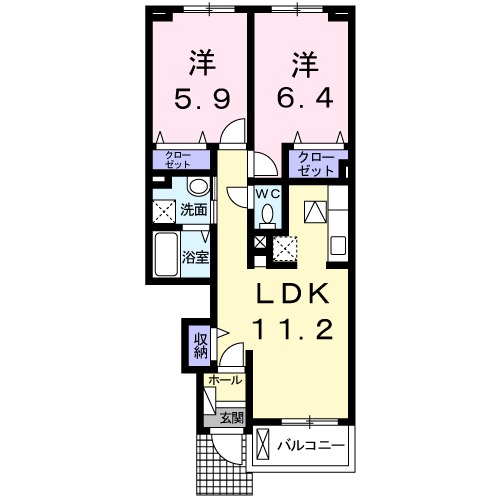 ヴィーゴの間取り