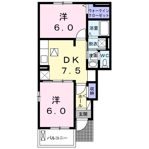 CAROLINE Ⅲの間取り