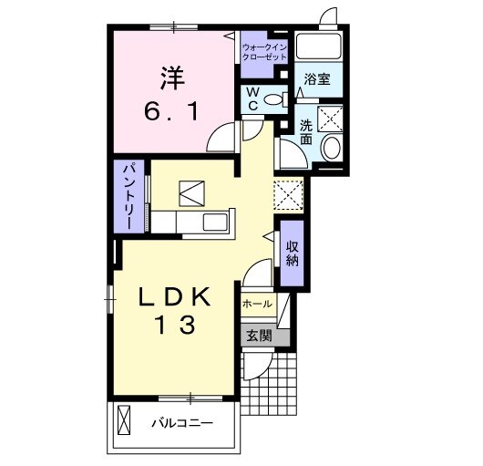 レジデンスⅦの間取り