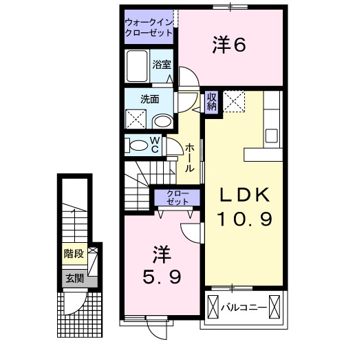 アンジュの間取り