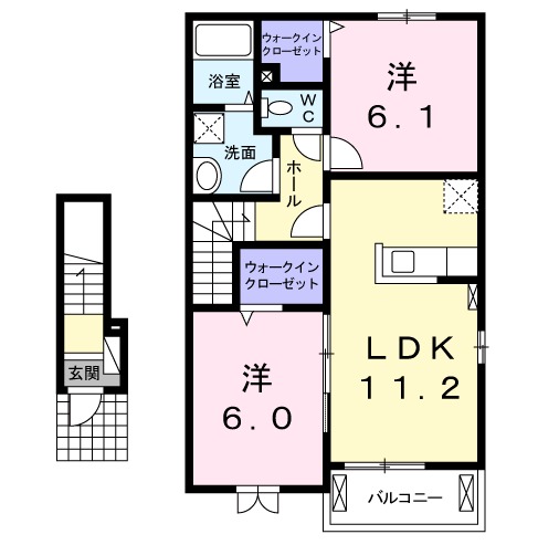 アルドールの間取り