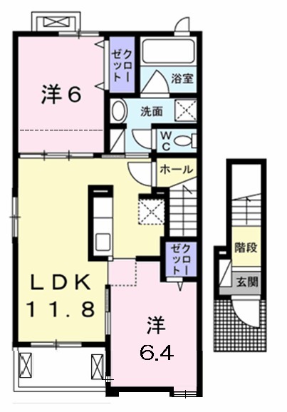 アーヴィンデイルⅡの間取り
