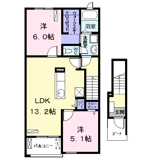 コンチェルトの間取り