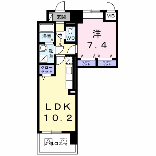 天神 戎 長柄の間取り