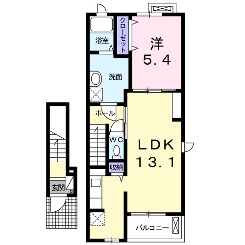 ヴェルデ神田の間取り