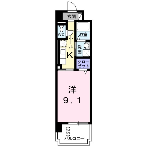 カーサ オリエンターレの間取り